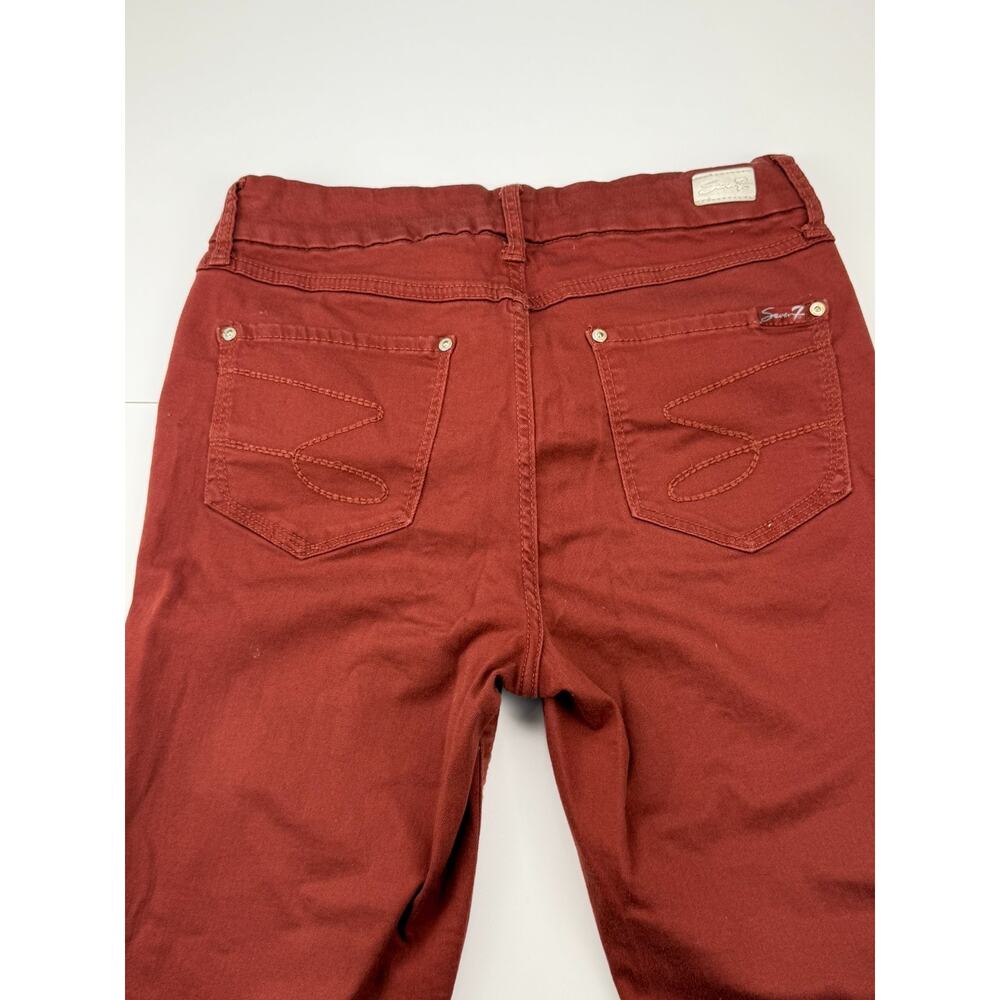 SEVEN 7 PREMIUM DENIUM TUMMYLESS HIGH RISE SKINNY BRICK SZ 8 - Picture 9 of 10
